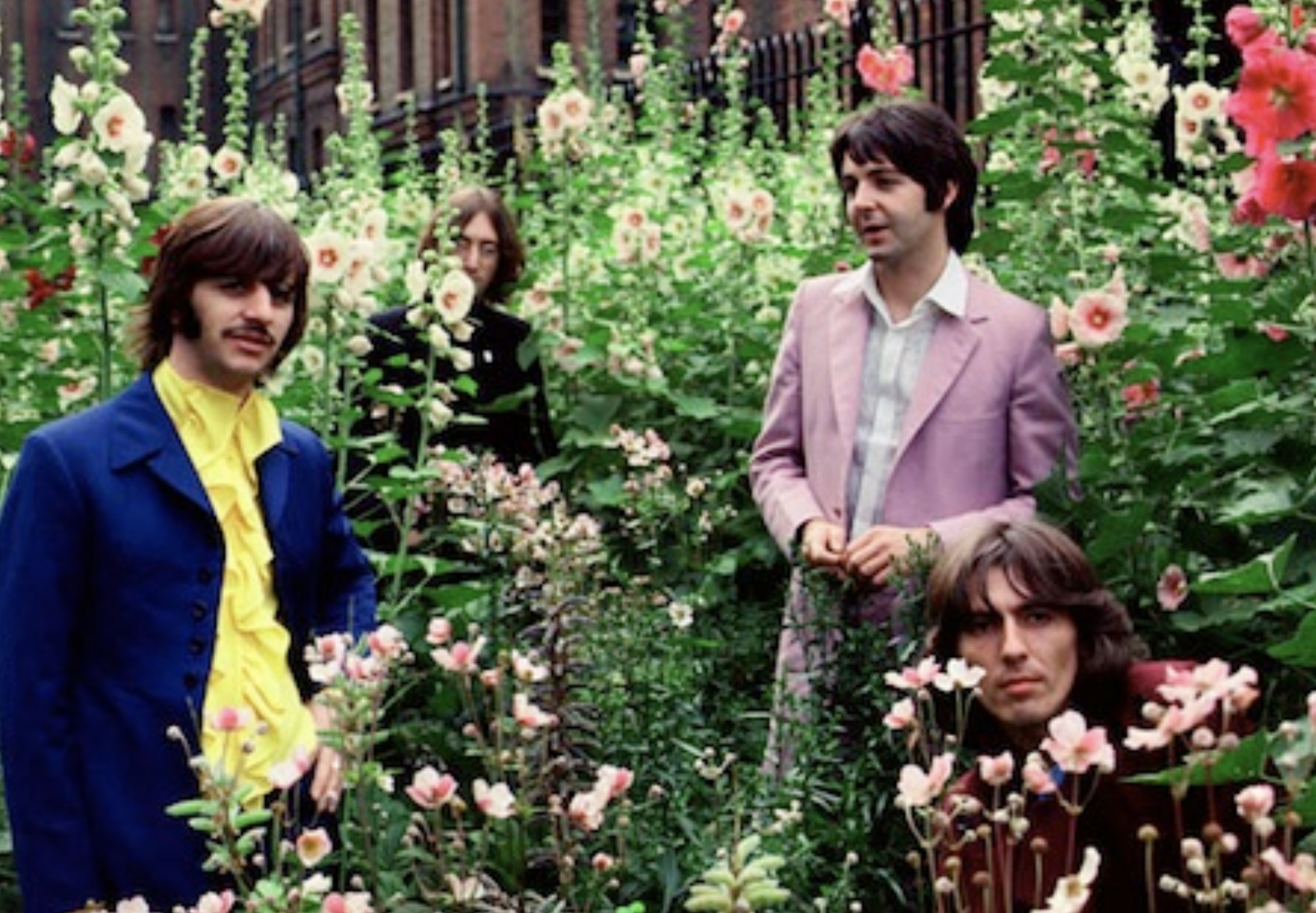 The Beatles photo shoot for the White Album 